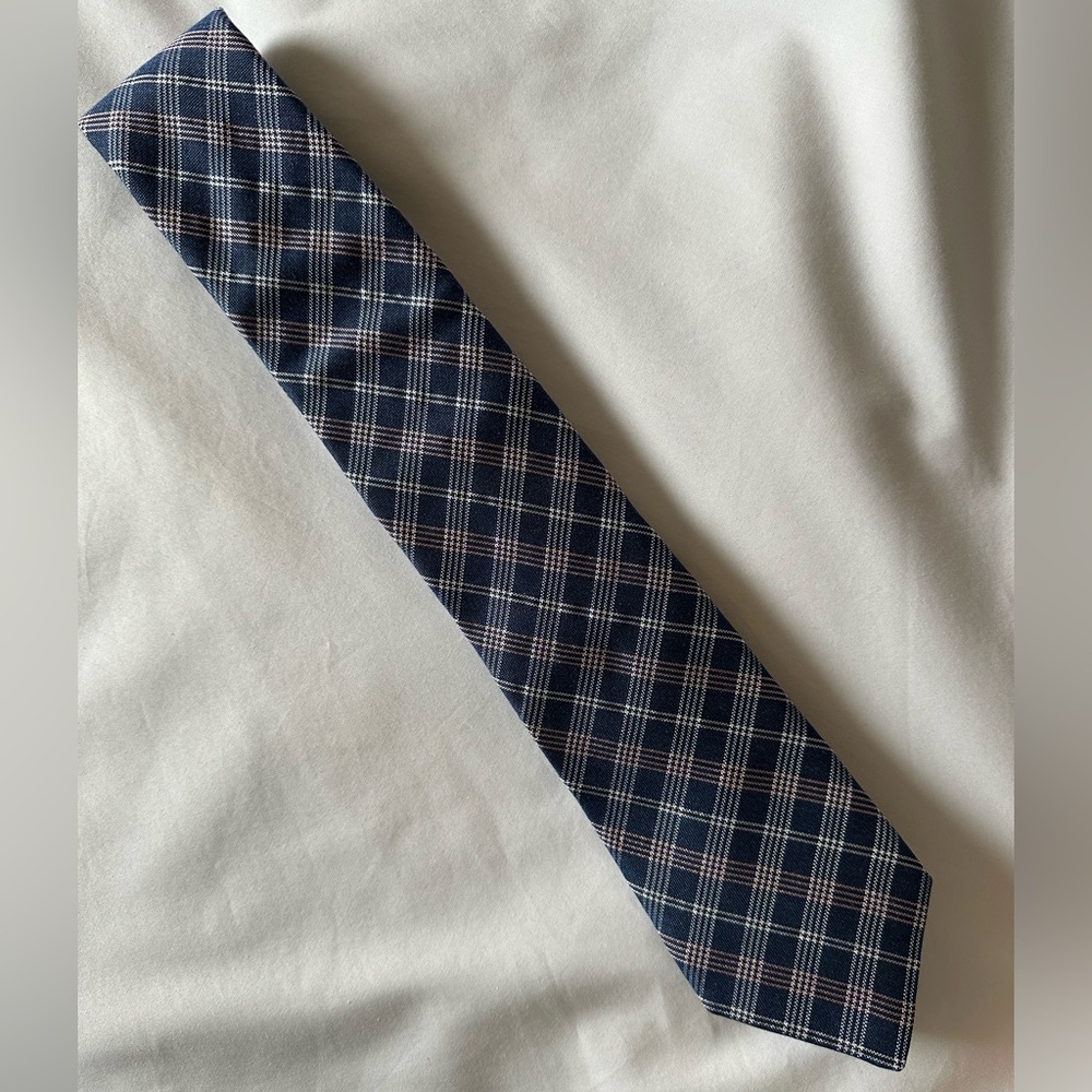 Hart Schaffner Marx Tartan Print Tie